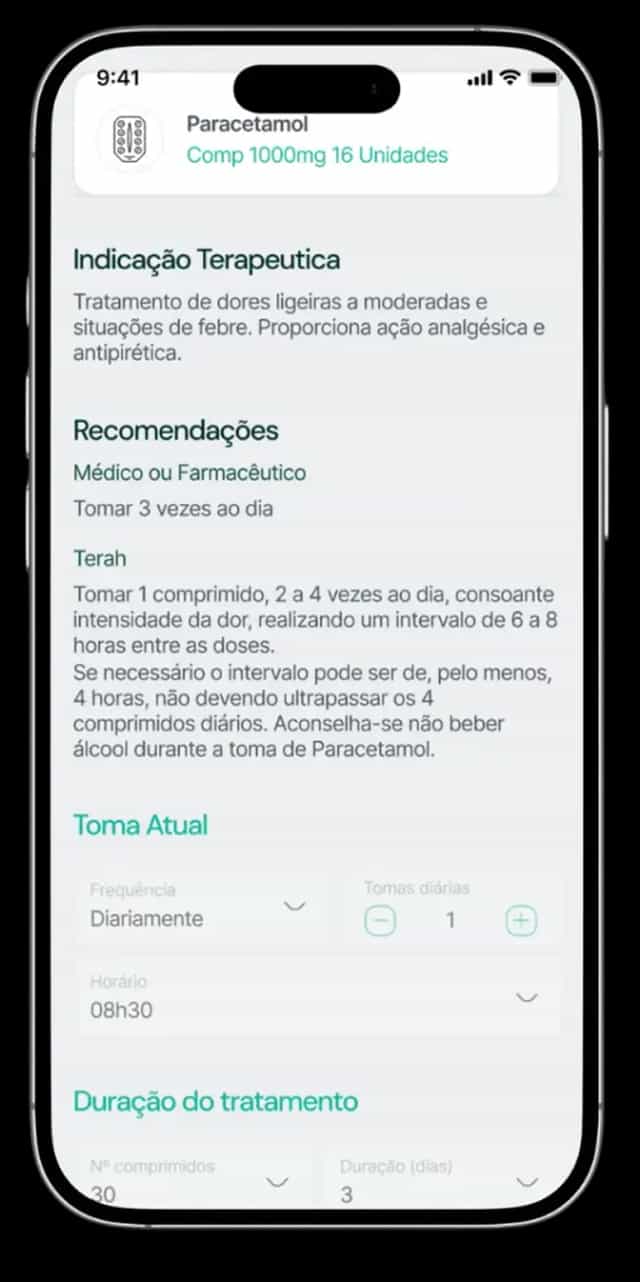 Recomendations and info about a medication