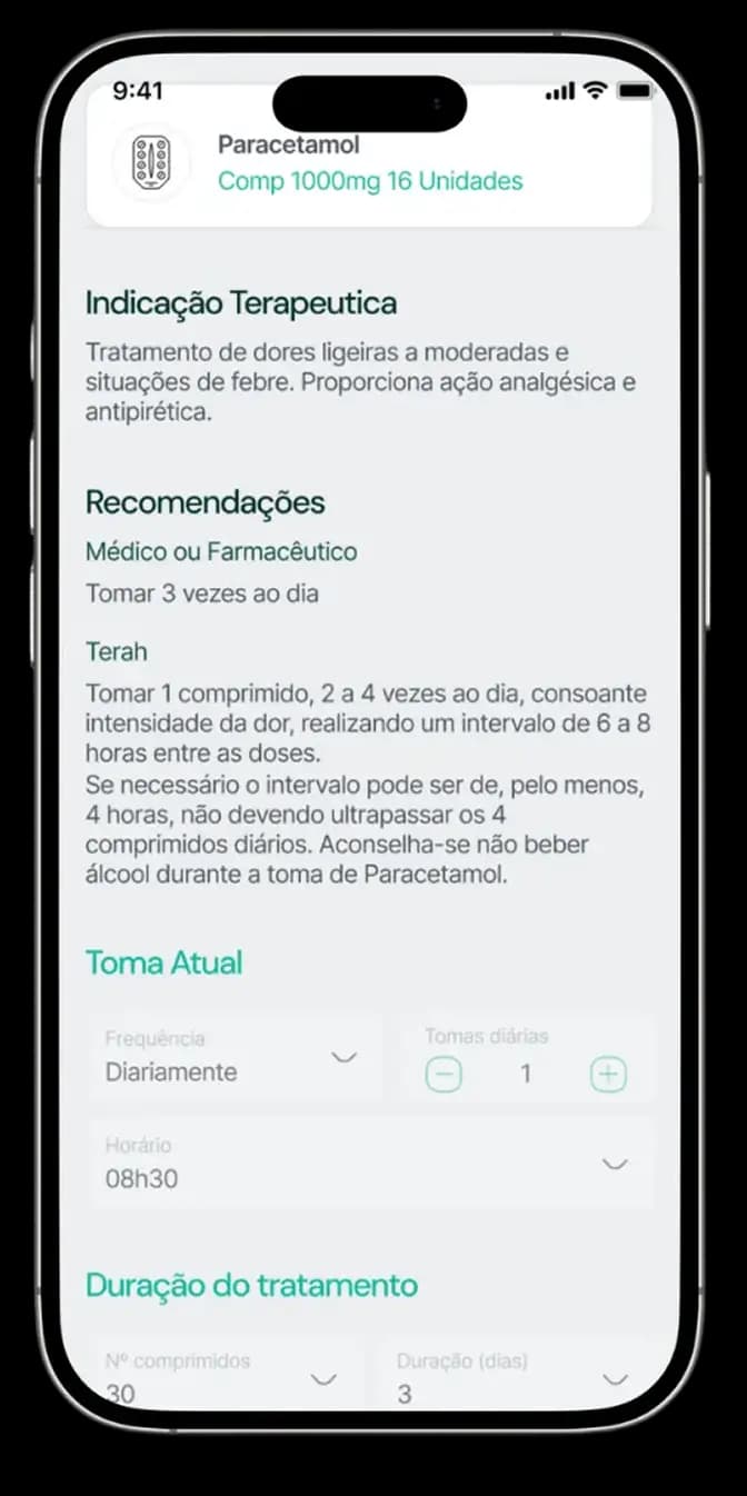 Recomendations and info about a medication