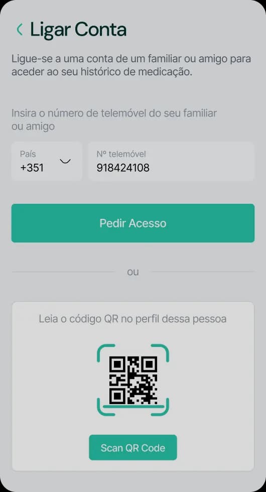 Associating a colleague's account